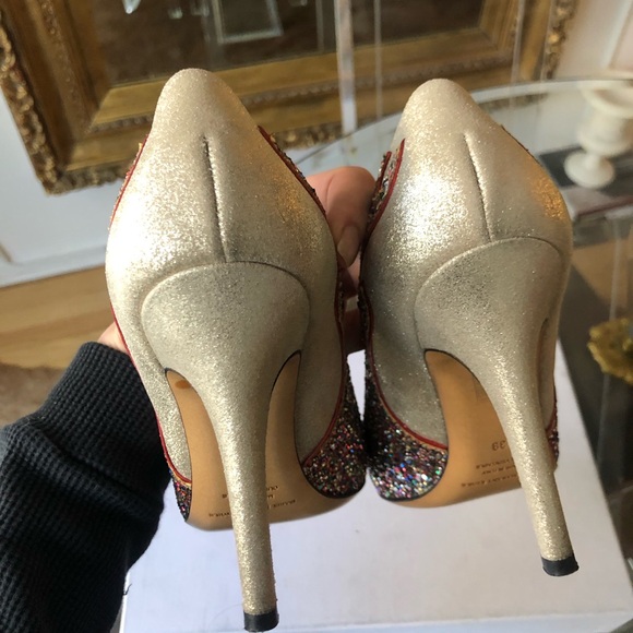 Isabel marant etoile glitter cholita pointy toe heels size 39 MK - Picture 5 of 11
